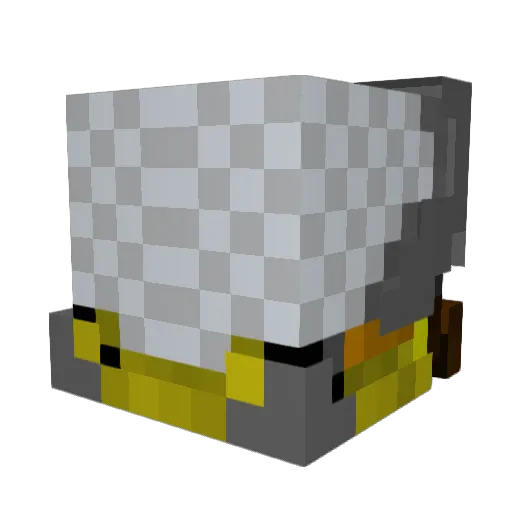 joewoo Minecraft avatar head, 3D render