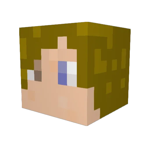 joey_etc Minecraft avatar head, 3D render
