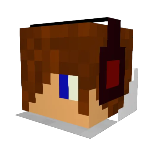 joeyappleman Minecraft avatar head, 3D render