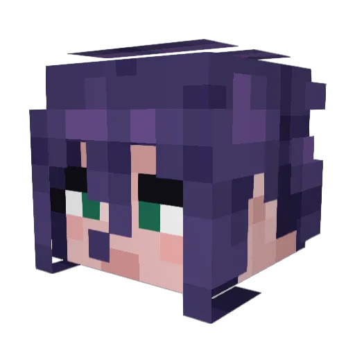 joeycruton Minecraft avatar head, 3D render
