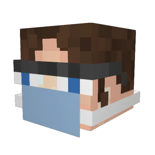joeygriff02 Minecraft avatar head, 3D render