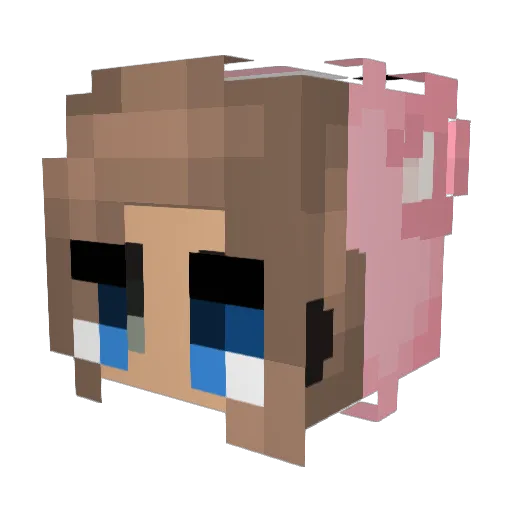 joeylkangaroo Minecraft avatar head, 3D render
