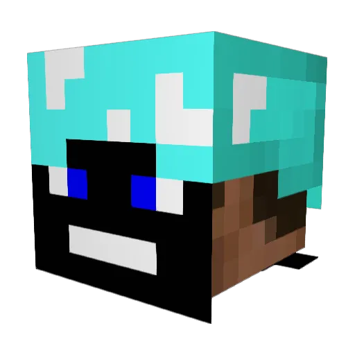 joezips Minecraft avatar head, 3D render