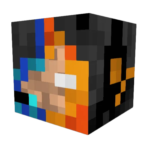jofish06 Minecraft avatar head, 3D render