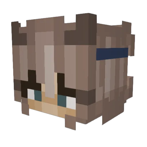 joflo283 Minecraft avatar head, 3D render
