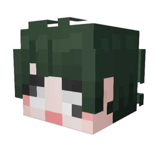 jogae06 Minecraft avatar head, 3D render
