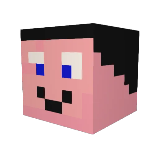 jogern123 Minecraft avatar head, 3D render