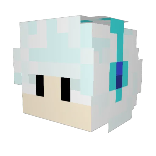 jogun73 Minecraft avatar head, 3D render