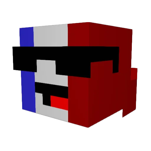 jogurt520 Minecraft avatar head, 3D render