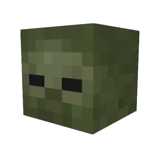 johaansalgado_ Minecraft avatar head, 3D render