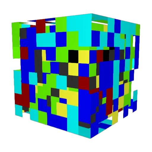johan0009 Minecraft avatar head, 3D render