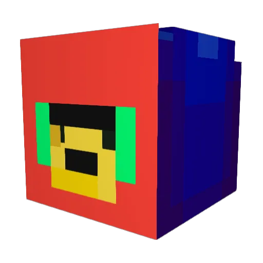 johan20023 Minecraft avatar head, 3D render