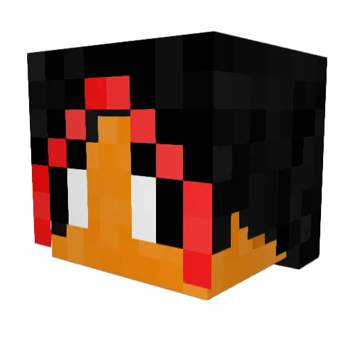 johannahq Minecraft avatar head, 3D render
