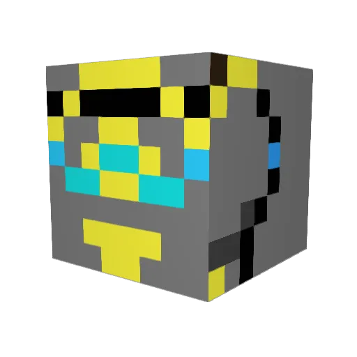 johannaste Minecraft avatar head, 3D render