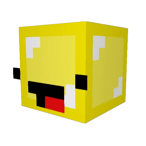 johannesee Minecraft avatar head, 3D render