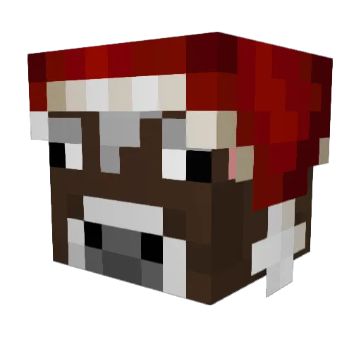 joherald Minecraft avatar head, 3D render