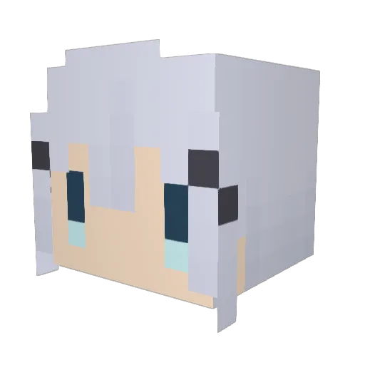 john0720 Minecraft avatar head, 3D render