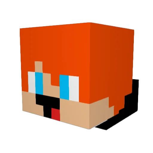 john123patrick Minecraft avatar head, 3D render