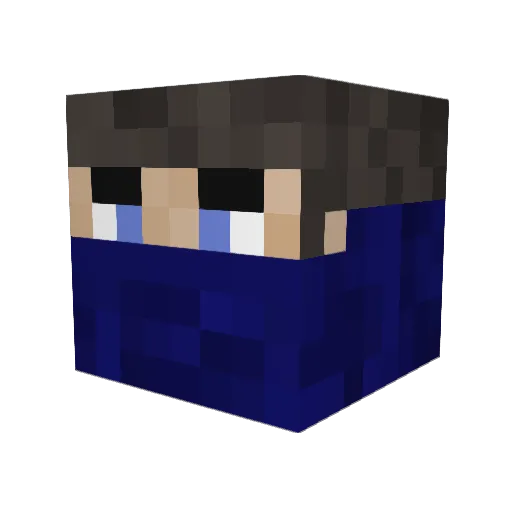 john1emanuel Minecraft avatar head, 3D render