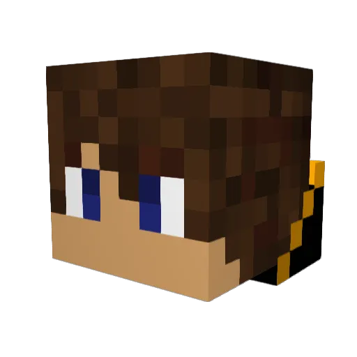 john21464 Minecraft avatar head, 3D render
