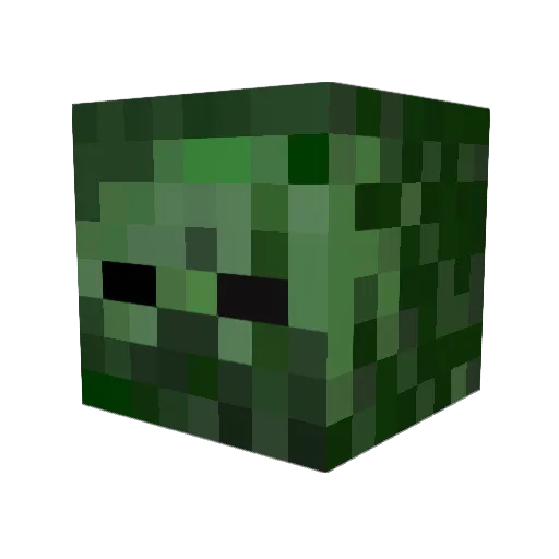 john2198 Minecraft avatar head, 3D render