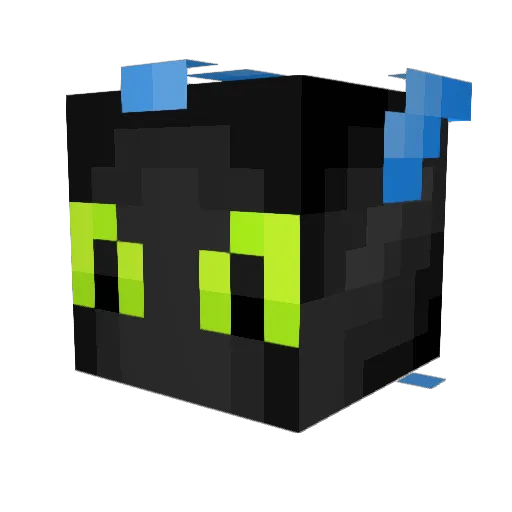 johnTrump Minecraft avatar head, 3D render