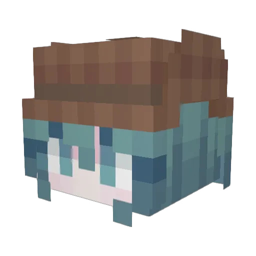 john_half_life Minecraft avatar head, 3D render