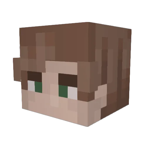 john_jacob Minecraft avatar head, 3D render