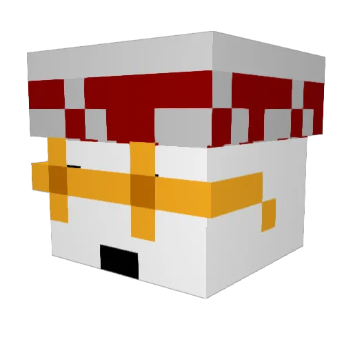 john_najt Minecraft avatar head, 3D render