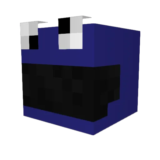 john_skelton Minecraft avatar head, 3D render