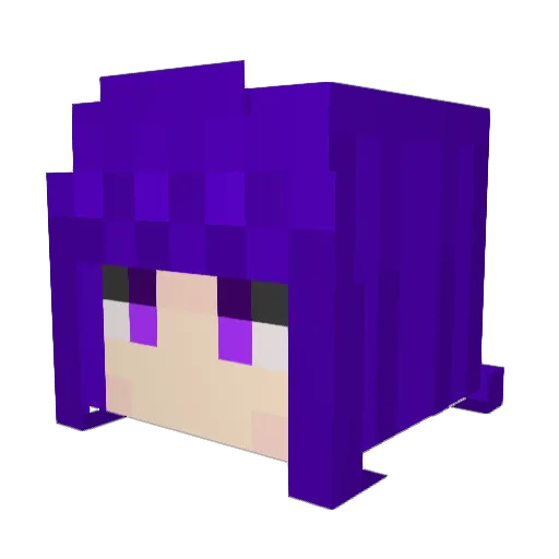 john_sovini Minecraft avatar head, 3D render
