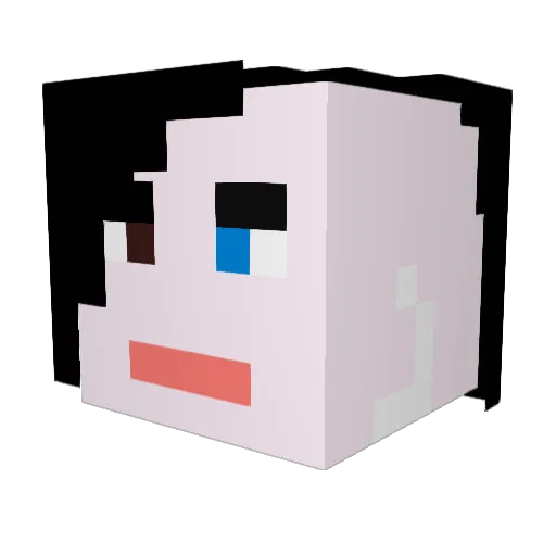 johnb1798 Minecraft avatar head, 3D render