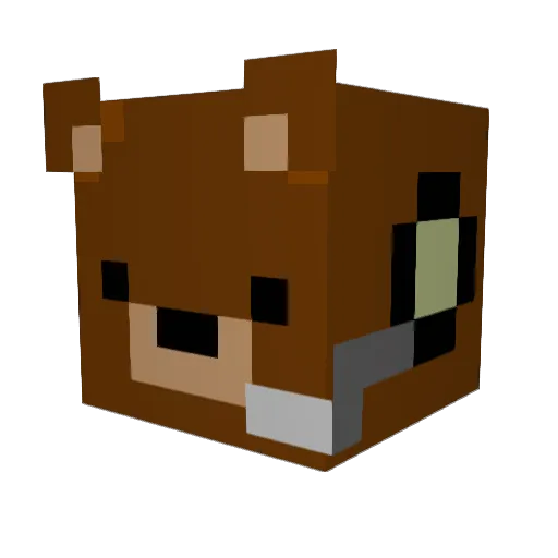 johncoffee Minecraft avatar head, 3D render