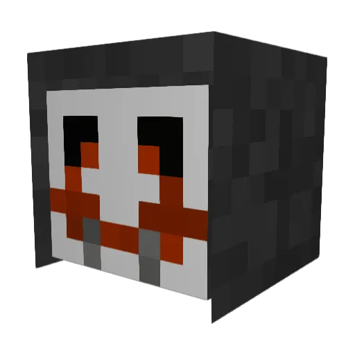 johnellerton Minecraft avatar head, 3D render