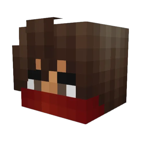 johnhaakon Minecraft avatar head, 3D render