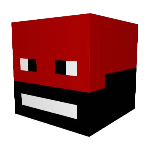 johnjohn0101 Minecraft avatar head, 3D render