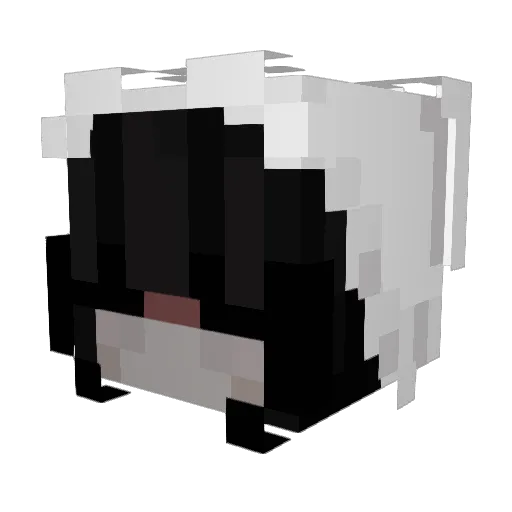 johnleandoer Minecraft avatar head, 3D render