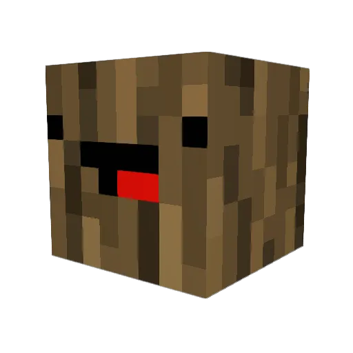 johnlover23 Minecraft avatar head, 3D render