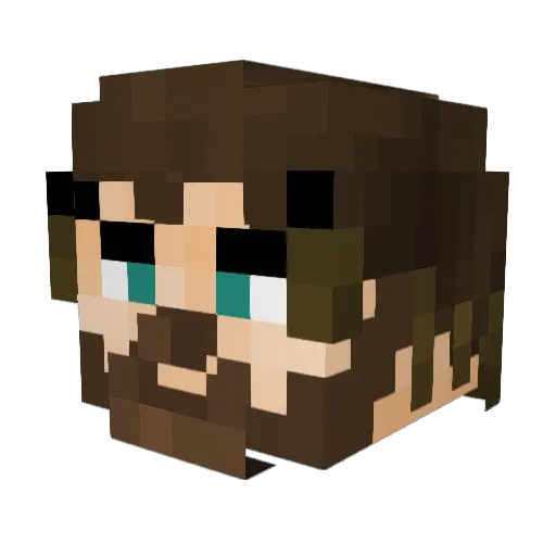johnmann69 Minecraft avatar head, 3D render