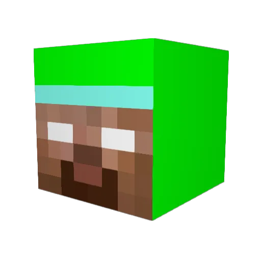 johnmcbride007 Minecraft avatar head, 3D render