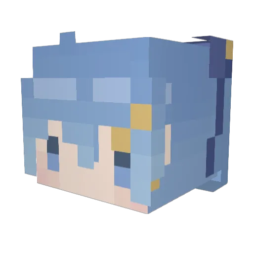 johnny101099 Minecraft avatar head, 3D render