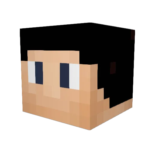johnny9822 Minecraft avatar head, 3D render