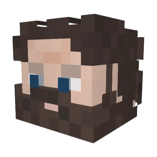 johnnycupcake64 Minecraft avatar head, 3D render