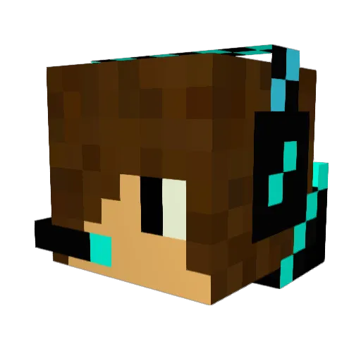 johnnyjj8396 Minecraft avatar head, 3D render