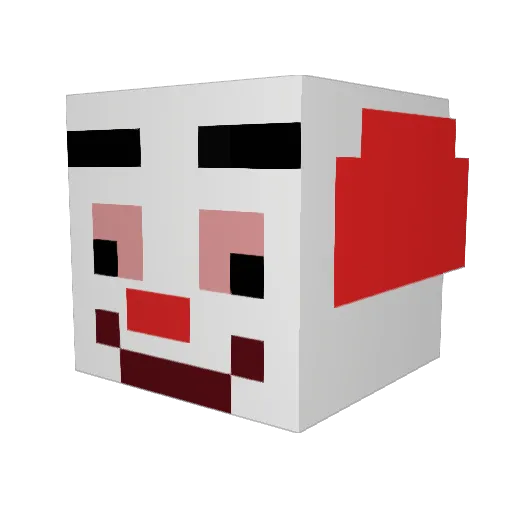 johnpapi Minecraft avatar head, 3D render