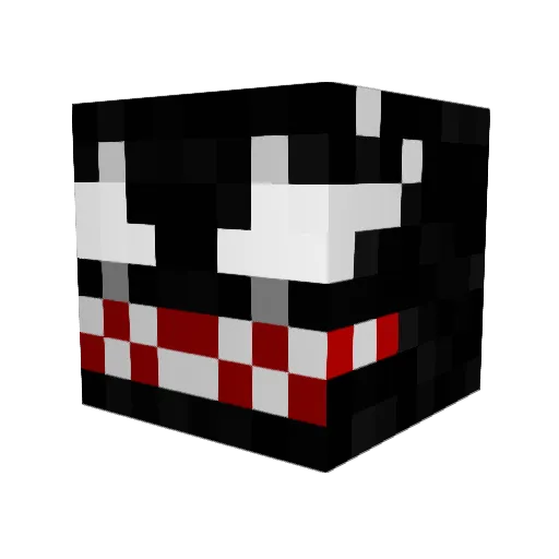 johnpaulconner Minecraft avatar head, 3D render