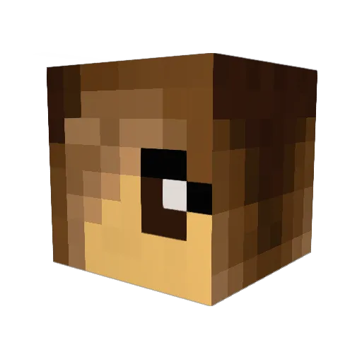 johnson1603 Minecraft avatar head, 3D render