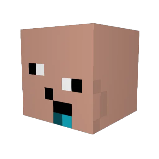 johnsonman69 Minecraft avatar head, 3D render