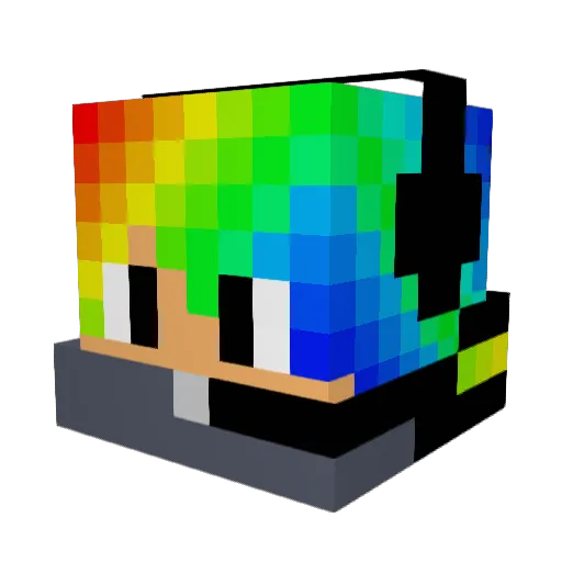 johntheman12 Minecraft avatar head, 3D render
