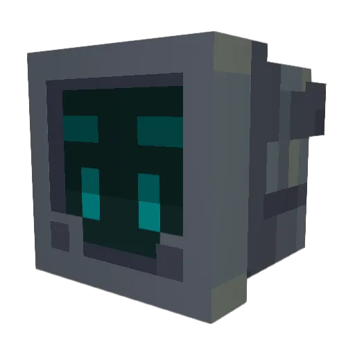 johnwicklover Minecraft avatar head, 3D render